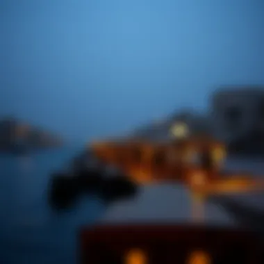 Historical depiction of traditional abras in Dubai