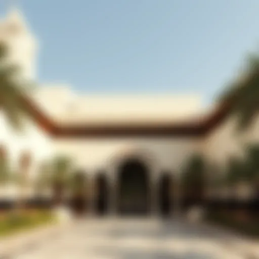 Al Shindagha Museum Architecture Exterior view of Al Shindagha Museum showcasing traditional architecture