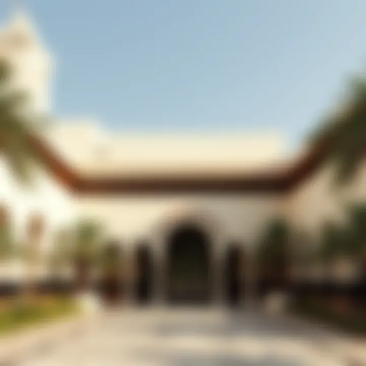 Al Shindagha Museum Architecture Exterior view of Al Shindagha Museum showcasing traditional architecture