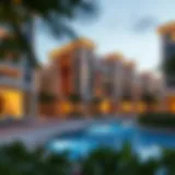 Modern apartment complex in Al Warqa