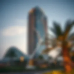 Exterior view of Concord Tower showcasing its modern architecture