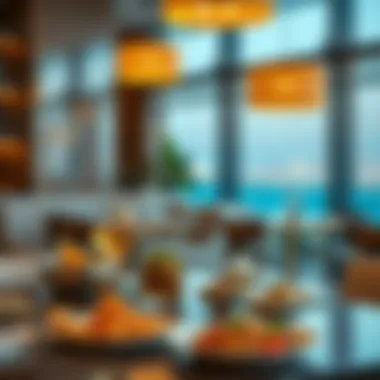 Diverse Cuisines in JBR Elegant dining setup showcasing diverse cuisines