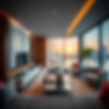 Luxurious living spaces in Damac Harbour showcasing modern design
