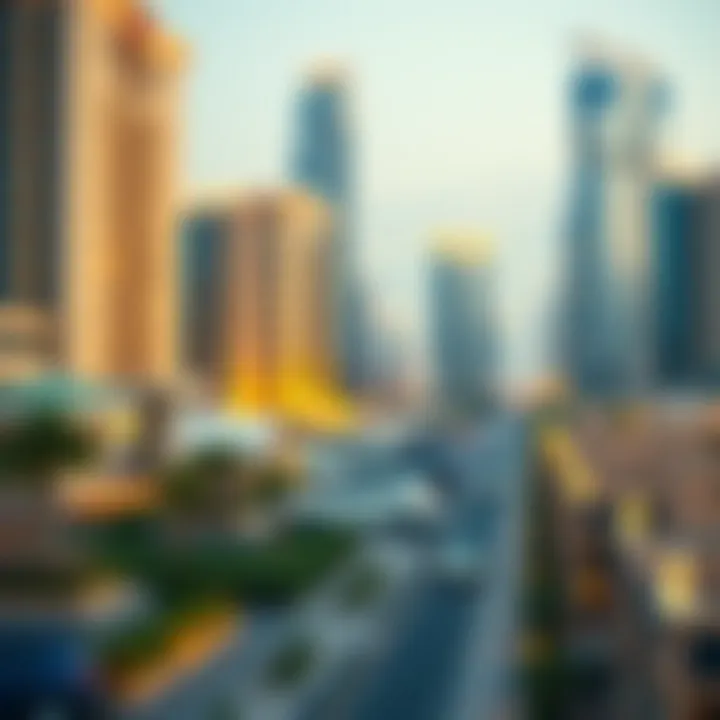 Market analysis graphics depicting investment trends in Dubai real estate