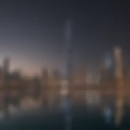 Majestic view of Dubai's skyline during Ramadan