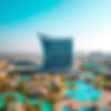 Aerial view of Dubai Water Park showcasing its attractions and layout