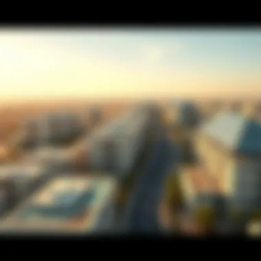 Transformative Urban Architecture Aerial view of Eagle Hills projects showcasing modern architecture in Dubai