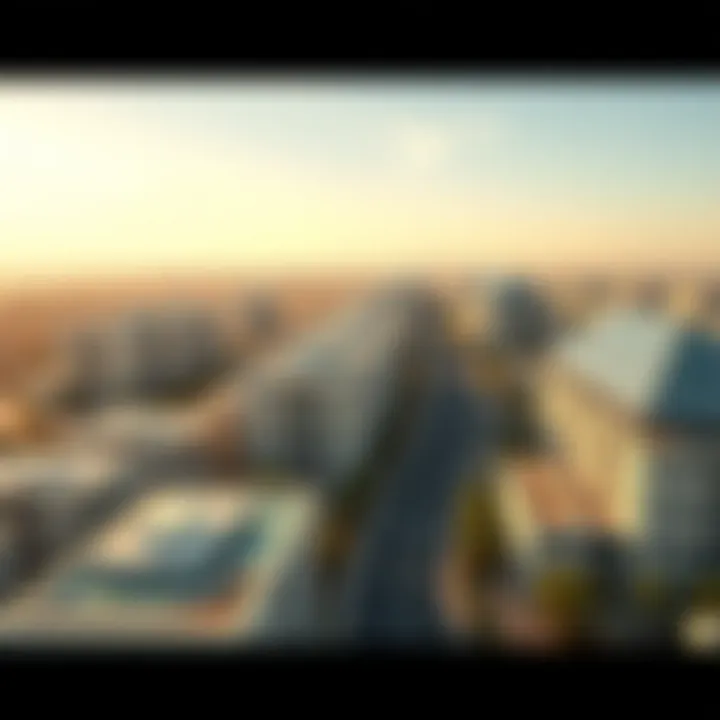 Transformative Urban Architecture Aerial view of Eagle Hills projects showcasing modern architecture in Dubai