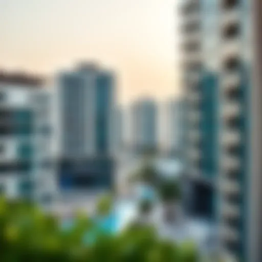 Modern Architecture of Al Nahda Scenic view of Al Nahda with modern buildings