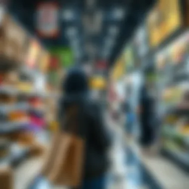 Navigating Deals in Dubai's Wholesale Markets A shopper exploring various wholesale deals