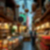 Vibrant wholesale market showcasing a variety of products