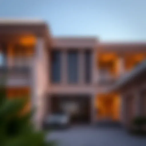 Architectural detail of Ahmed Creek Residence