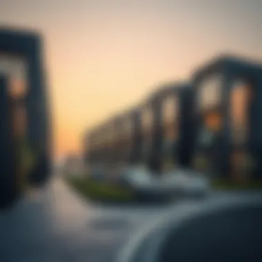 Real estate developments in Al-Nuaimiyya highlighting modern living