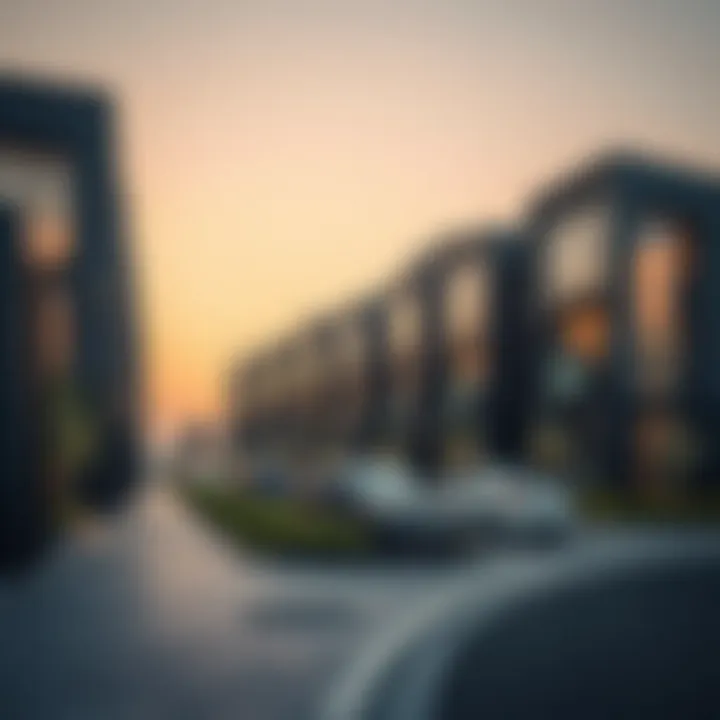 Real estate developments in Al-Nuaimiyya highlighting modern living