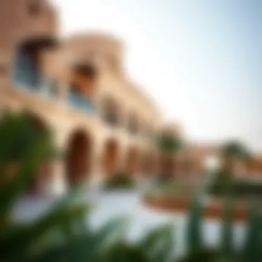 A scenic view of Al-Nuaimiyya showcasing its unique architecture
