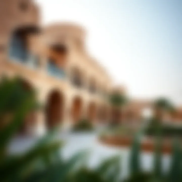 A scenic view of Al-Nuaimiyya showcasing its unique architecture