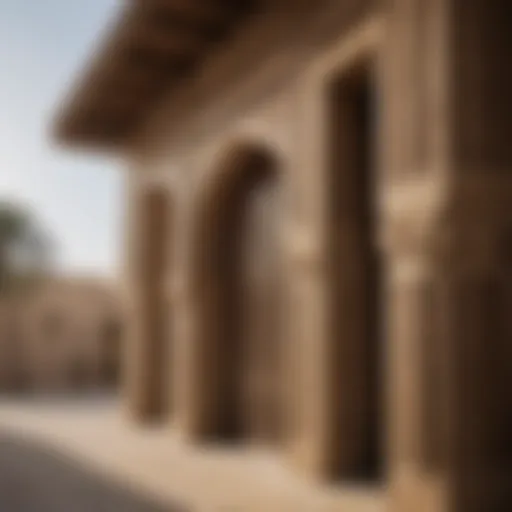 Traditional Emirati architecture showcasing intricate designs