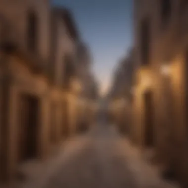 Visitors exploring the narrow lanes of Al Fahidi Heritage Village