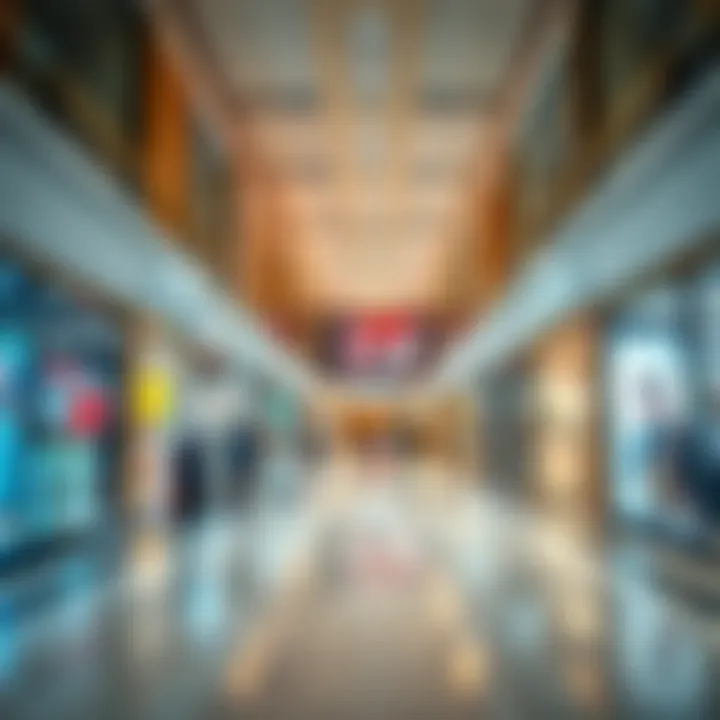 Diverse Retail Offerings Inside Al Seef Mall Interior view highlighting retail diversity at Al Seef Mall