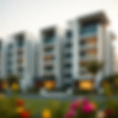 Architectural Elegance of Azizi Aura Modern architectural design of Azizi Aura residential units