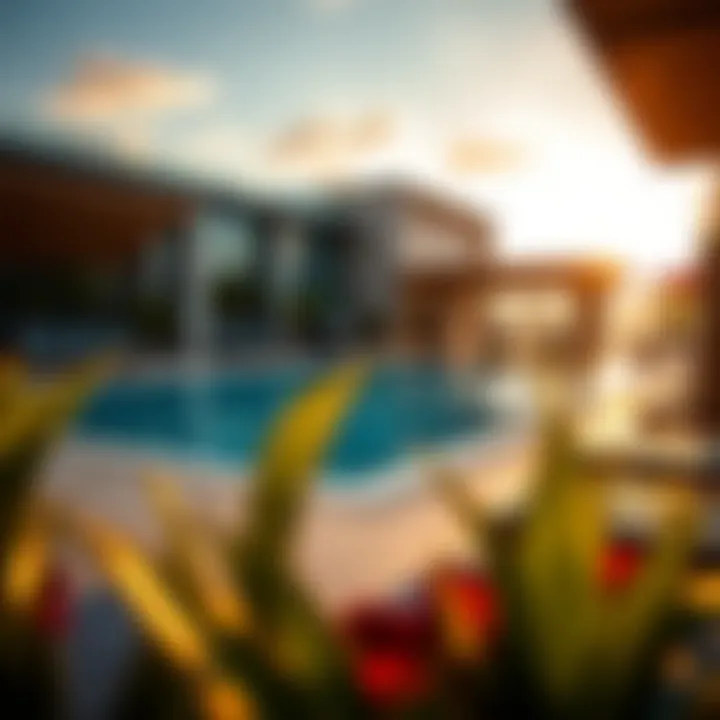 Lifestyle Amenities at Azure Residence: Leisure and Luxury Amenities area with swimming pool and recreational facilities