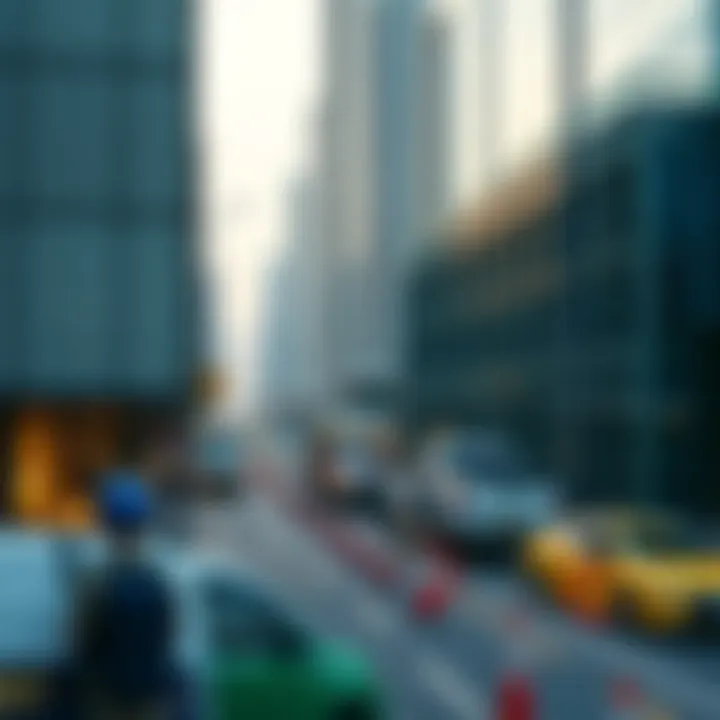 An artistic representation of the diverse industries in Business Bay