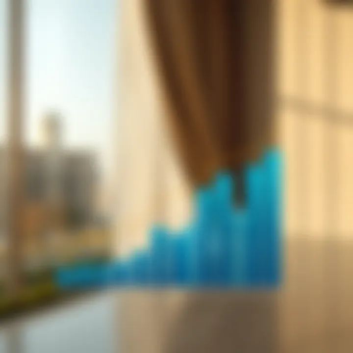 Current Market Trends in Real Estate Graph showing real estate trends in Dubai