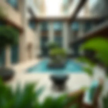 Amenities at DIFC Gate Village 8 Amenities and communal spaces in DIFC Gate Village 8