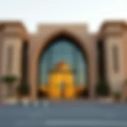 Stunning view of Al Khail Gate highlighting the architectural design