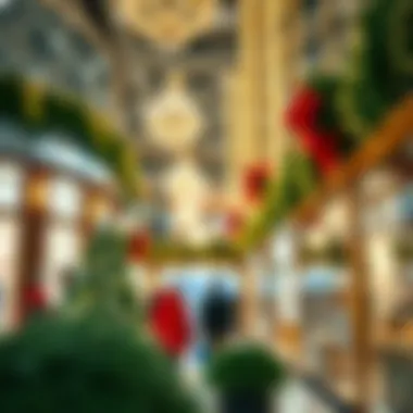 Luxury Shopping in Dubai During Christmas 2023 Luxury shopping experience amidst Christmas decorations in Dubai