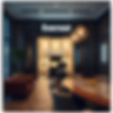 Evernest Real Estate office showcasing property listings