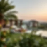 Scenic view of a luxurious farmhouse in the UAE