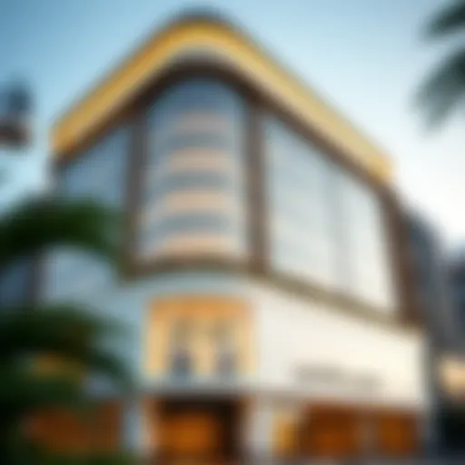 Stunning facade of فندق سلس دبي showcasing modern architecture
