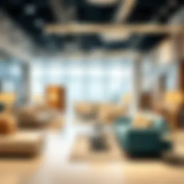 Modern Furniture Inspirations Showroom displaying contemporary furniture designs