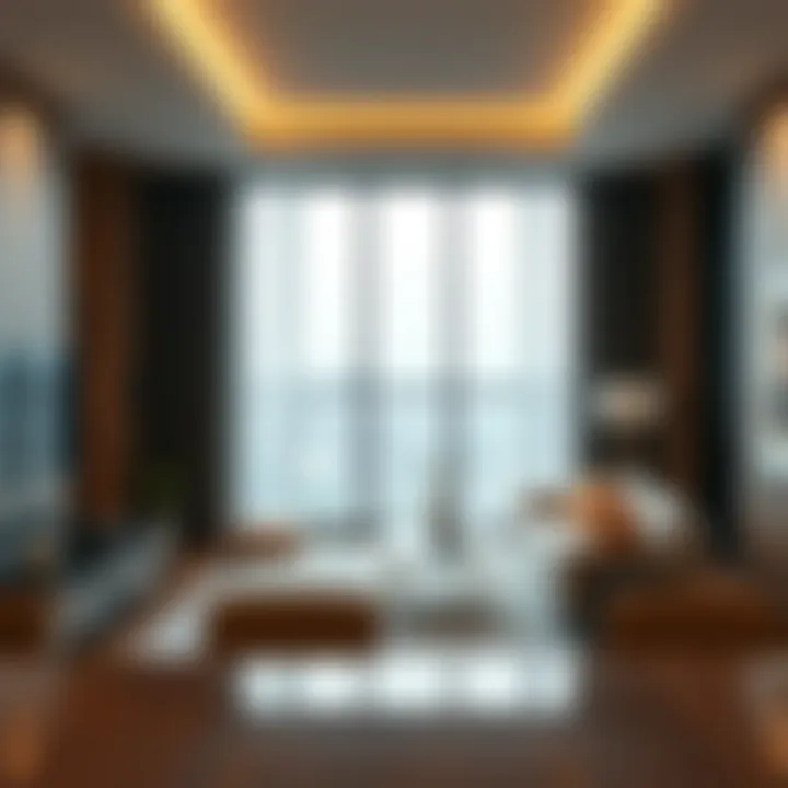 Modern Living Spaces in I Rise Tower Interior shot highlighting modern living spaces within I Rise Tower