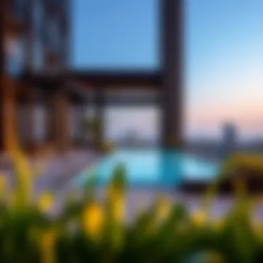 Rooftop Pool and Amenities at I Rise Tower Luxurious amenities including the rooftop pool at I Rise Tower