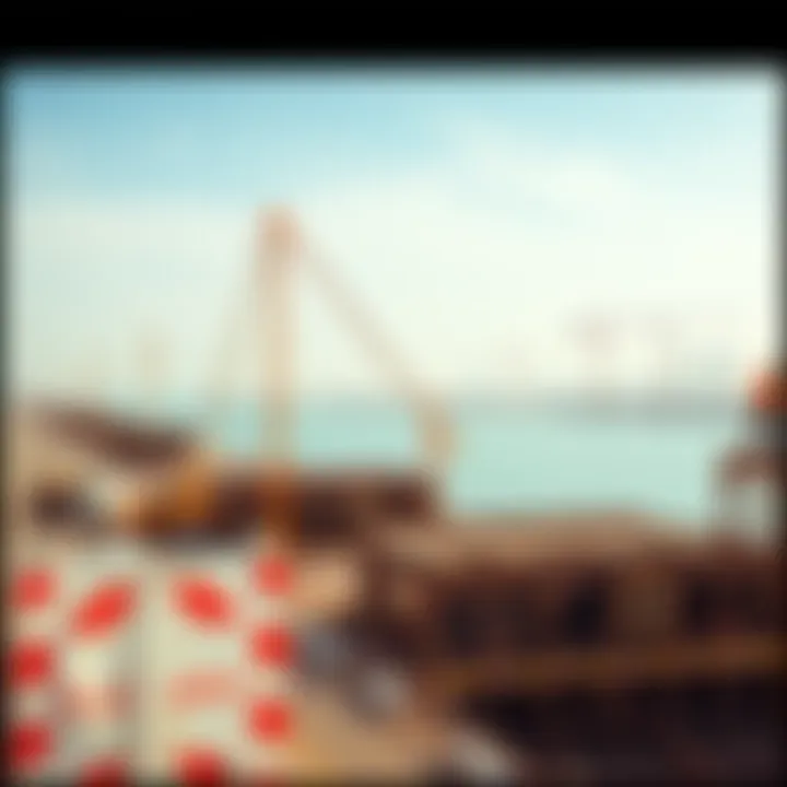 Construction progress in Jebel Ali Waterfront highlighting infrastructural advancements