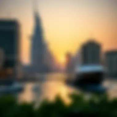 Promotional poster illustrating the future vision for Jebel Ali Waterfront