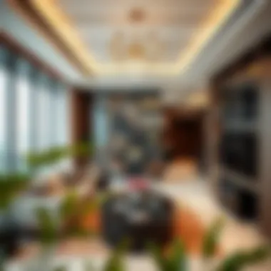 Luxurious Interior of Marina Residences Luxurious interior design within a Marina Residences apartment