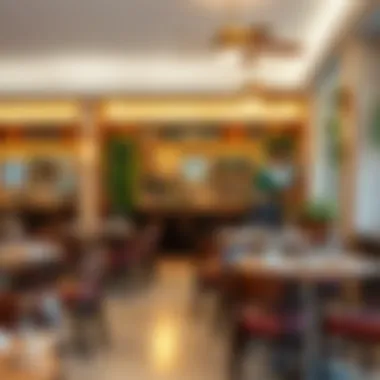 Diverse Dining Options in Mirdif A cozy dining setting with diverse culinary options