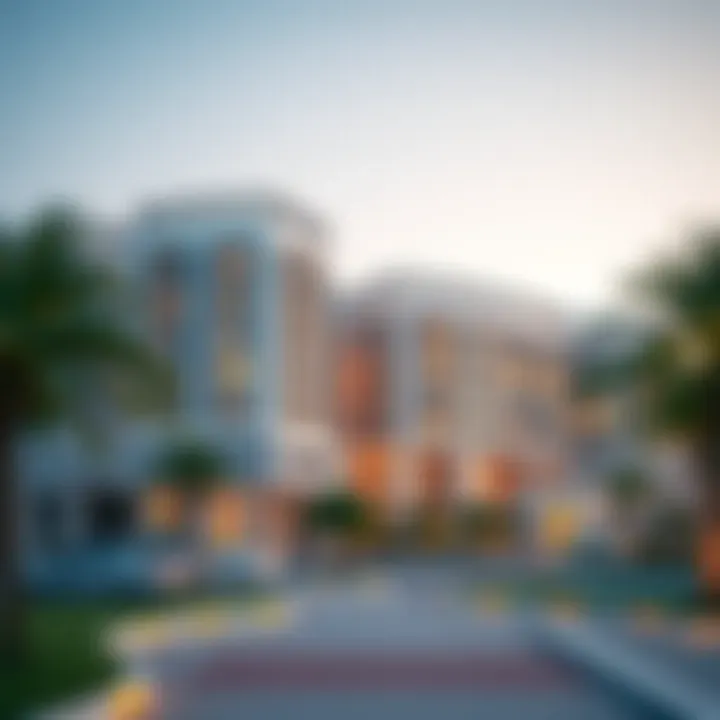 Architectural Rendering of مركز الريم Architectural rendering illustrating the modern design of مركز الريم