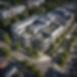 Aerial view of Orchard Place JVC