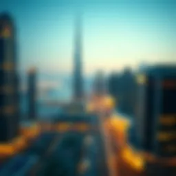 Stunning skyline view showcasing Dubai's modern architecture