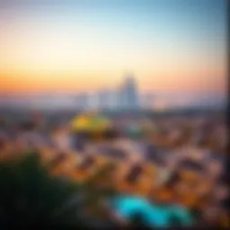 Stunning skyline view of Reem Hills