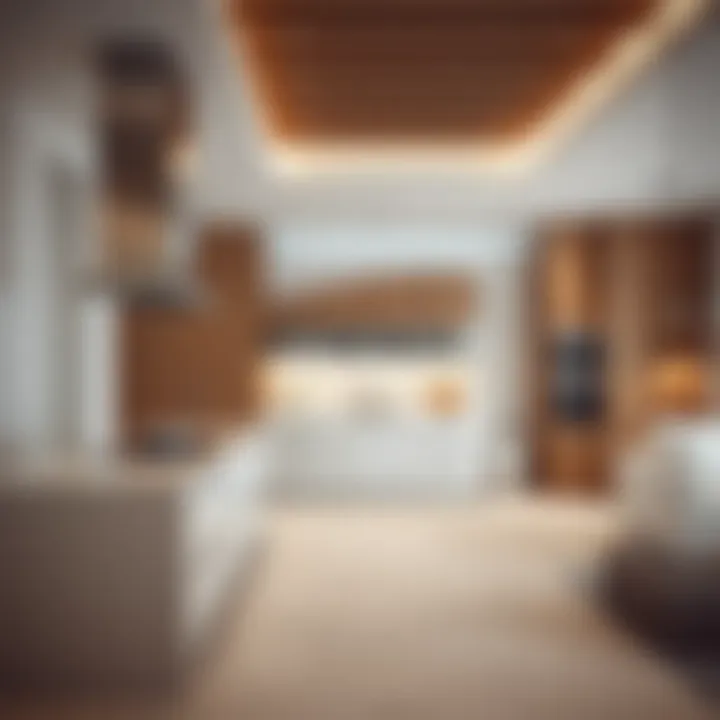 Modern Kitchen in Al Qurain Villa Modern kitchen design in Al Qurain rental villa