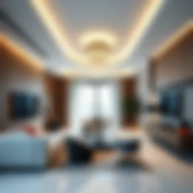 Contemporary Apartment Interior in Dubai A stylish apartment interior reflecting contemporary design trends in Dubai