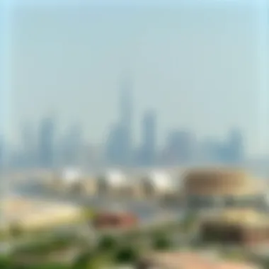 Dubai Skyline: A Blend of Tradition and Modernity A panoramic view of Dubai's skyline showcasing diverse architecture