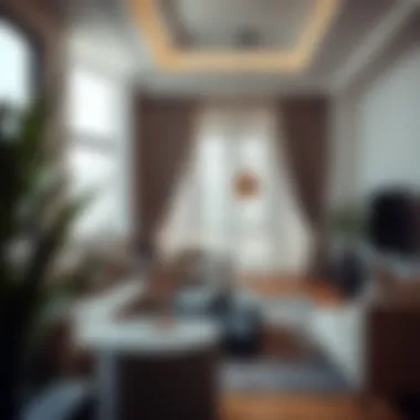 Stylish Shared Living in Al Karama Overview of a stylish shared living space in Al Karama