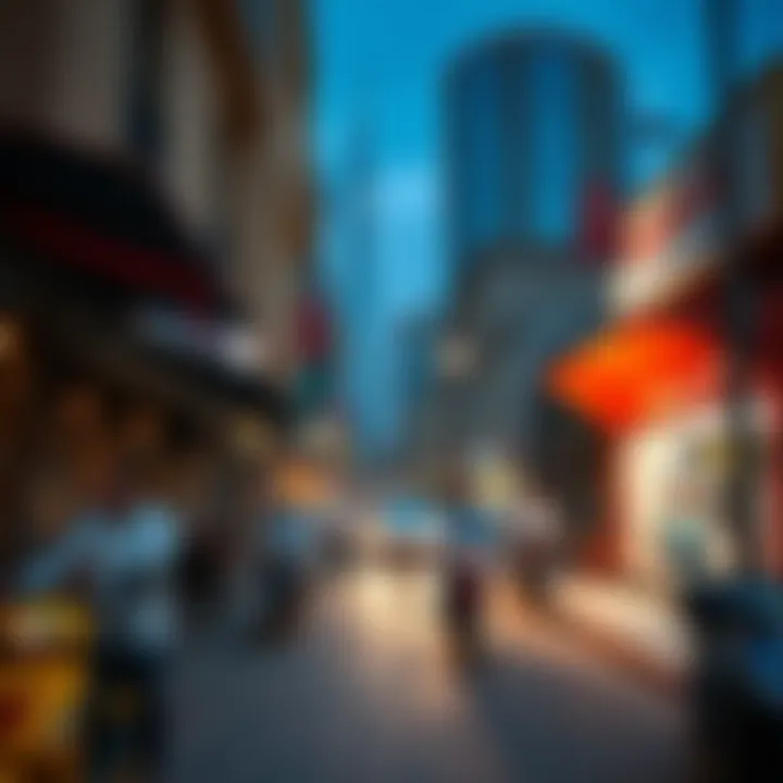 Vibrant street life and local culture in Deira