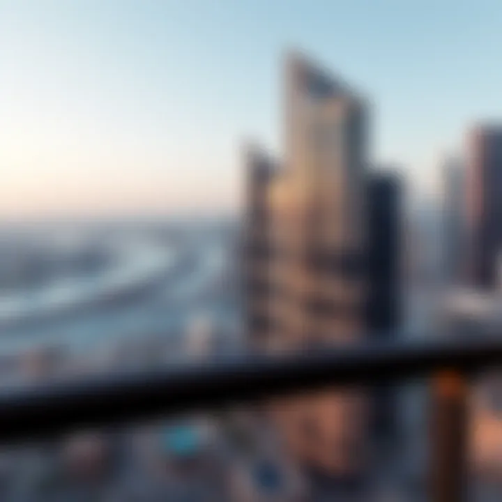 Breathtaking Views of Business Bay Panoramic view of Business Bay from Tamani Arts Tower